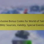 Exclusive Bonus Codes for World of Tanks Blitz: Sources, Validity, Special Events